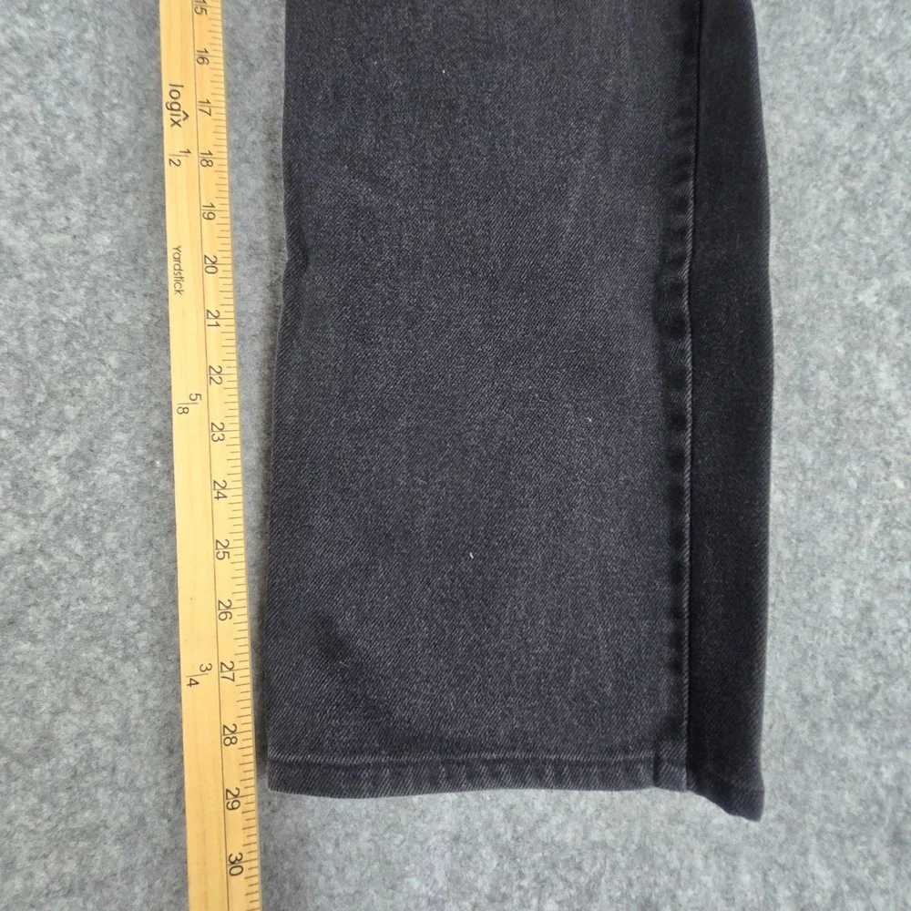 Levi's 505 Jeans Mens 40x29 Black Regular Fit Straight Leg Faded Wash